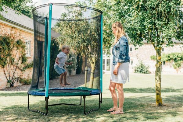 PLUM Junior Trampolin mit Sicherheitsnetz 140cm